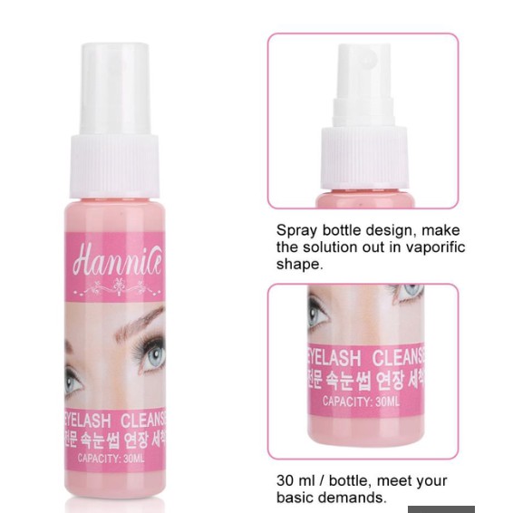 Hannice Lash Primer / eyelash Cleanser / hannice spray / hannice water / hannice c