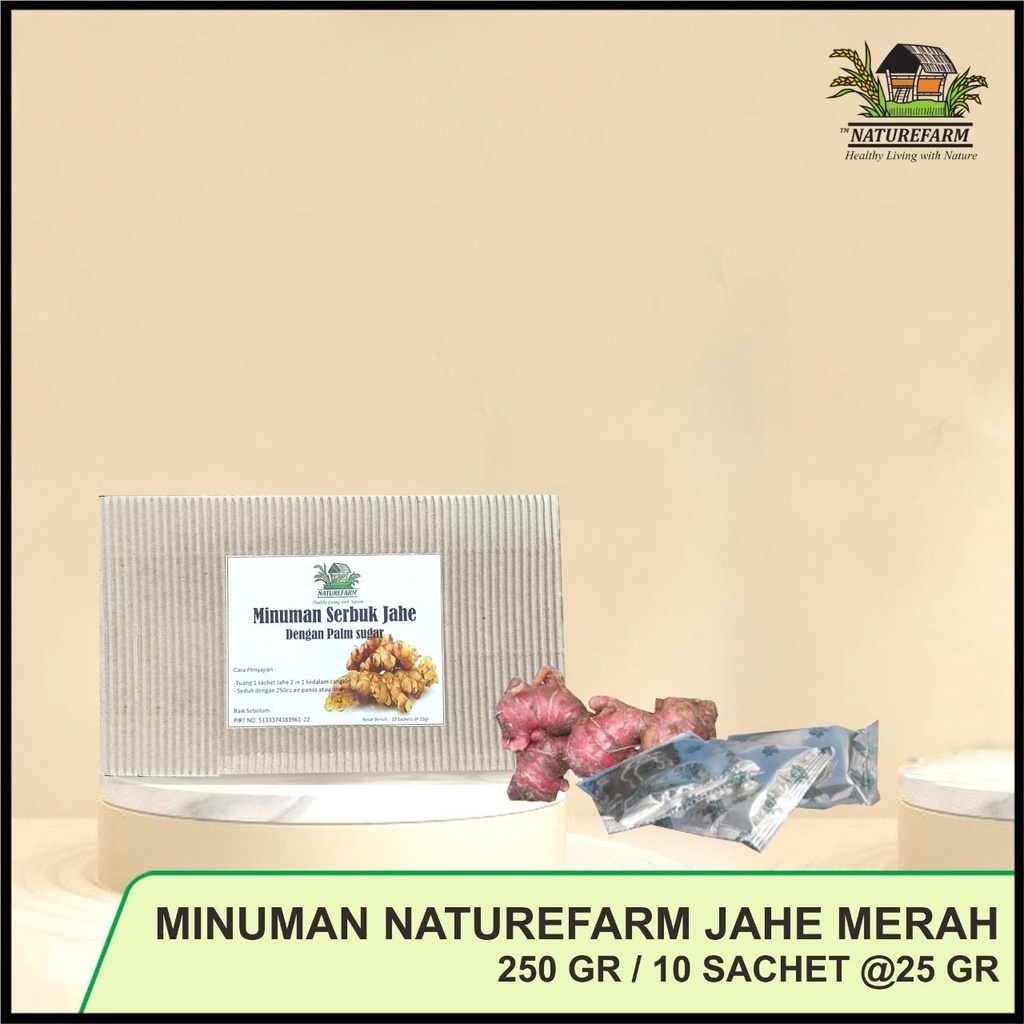 

MINUMAN JAHE MERAH NATURE FARM
