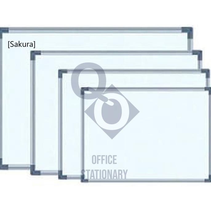 

Papan Tulis Whiteboard Sakura 60 x 90 - White Board Magnet Gantung