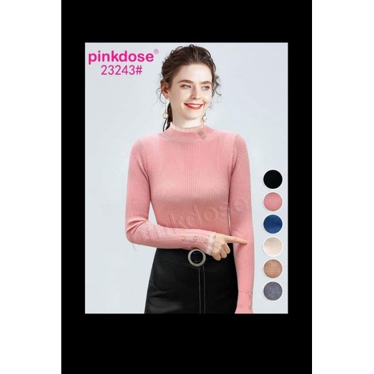 BAJU MANSET RAJUT IMPORT BY PINKDOSE [IS7173]