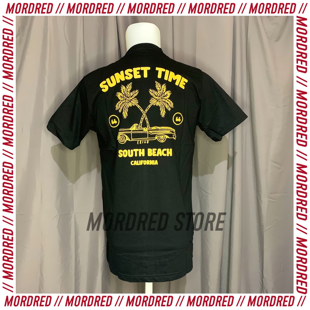 Erigo T-shirt Sunset in Sobe (Black) 100% Original Store