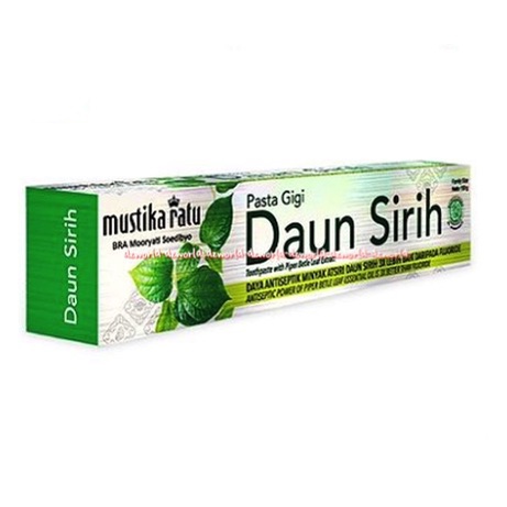 Daun Sirih Mustika Ratu 150gr Pasta Gigi Daun Sirih Odol Toothpaste With Piper Betle Leaf Extract Tooth Paste Daun Sereh Daunsirih Halal MUI 150 Gram