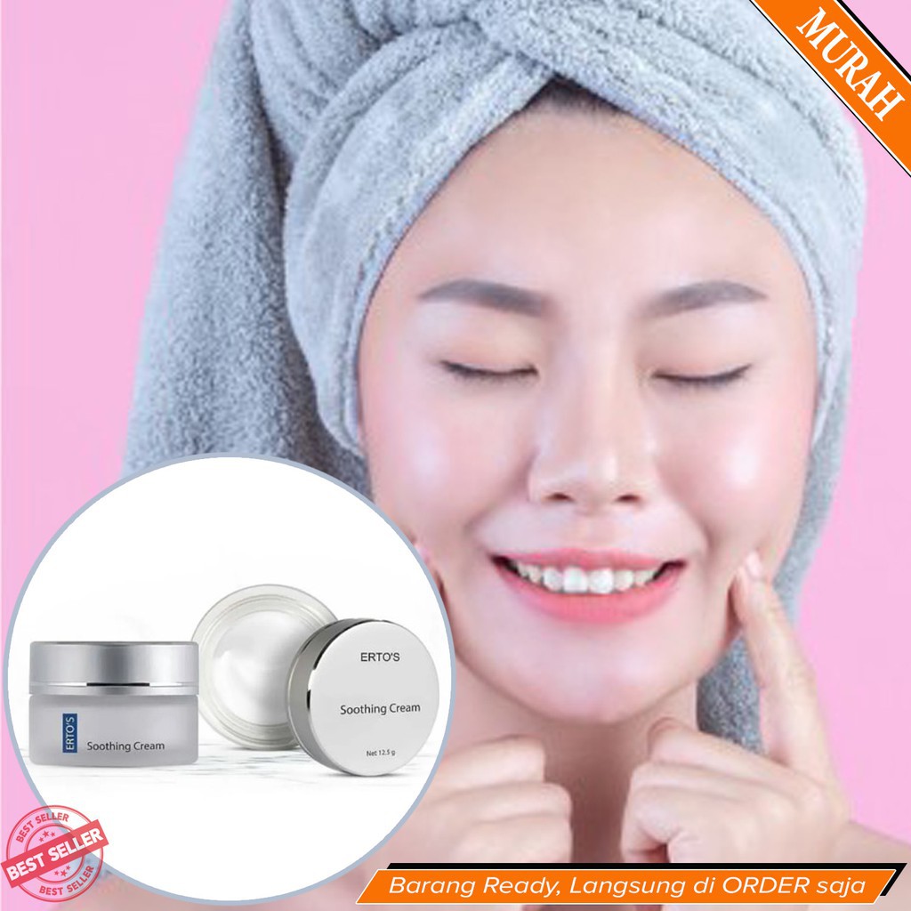 [ORI] Soothing Calming Cream Gel Moisturizer Krim Perawatan Wajah Anti Iritasi Kulit Sensitif Melembabkan &amp; Merawat Kulit Wajah Kemerahan l 12gr BPOM