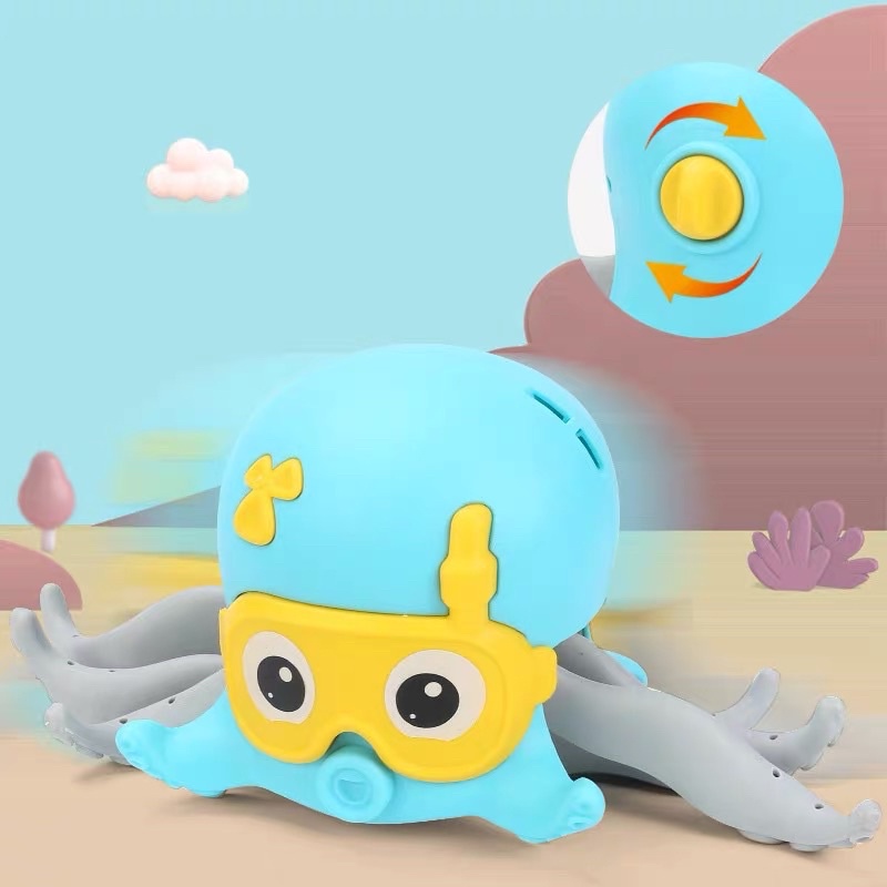 Mainan Gurita Octopus Bisa Berjalan Air dan Darat/Gurita kacamata