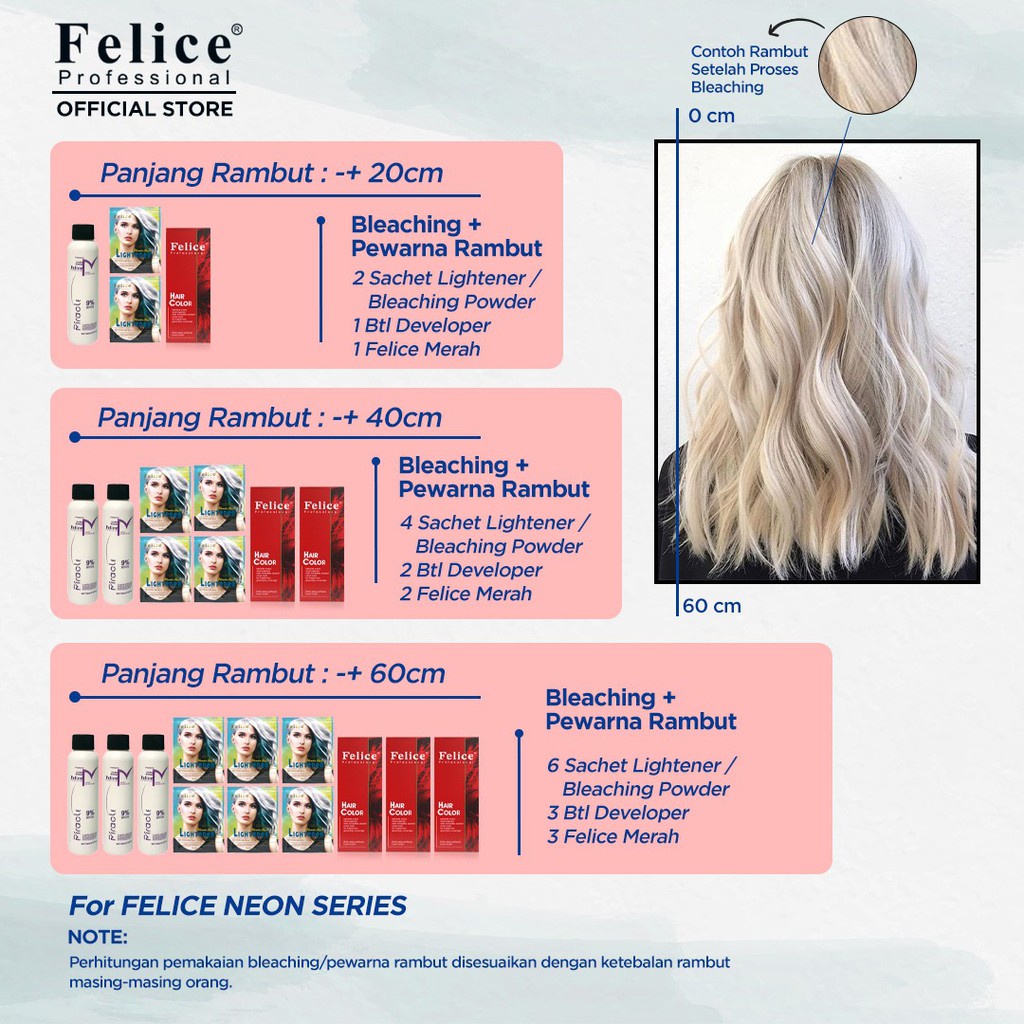 FELICE PROFESSIONAL HAIR COLOR 60ML