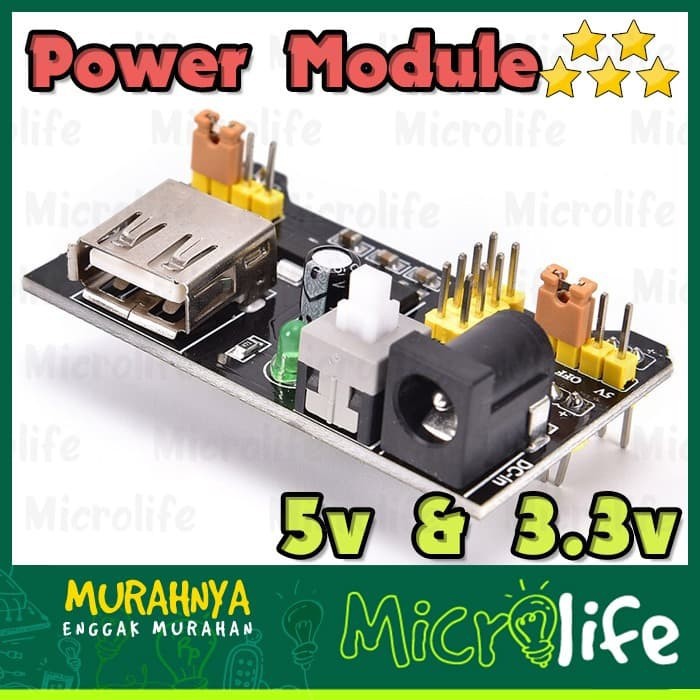 Breadboard 5v - 3.3v Power Module MB-102