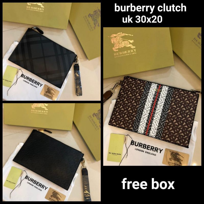 Clutch Blueberry Tas Tangan Unisex Mirror Quality