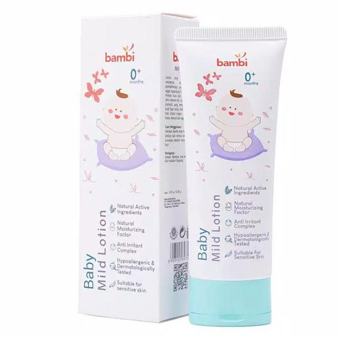 Bambi Baby Mild Lotion 100 ml / Lotion Bayi