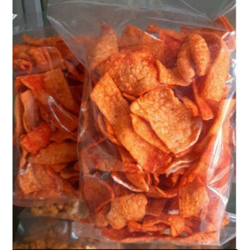 

KERIPIK SELONDOK PEDAS BALADO|KRIPIK SLONDOK MERAH 500GRAM