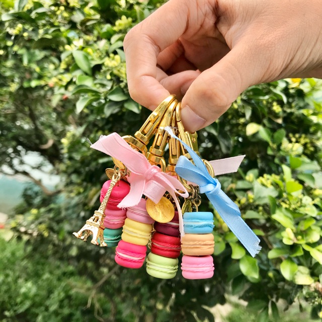 Laduree Macaroon Handmade Keychain (Macaron Bagcharm)