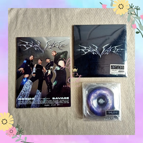 MUMO/SM Global Shop SGS/Apple music appmus/Ktown4u aespa - Mini Album Vol.1 Savage (PhotoBook/Case/D