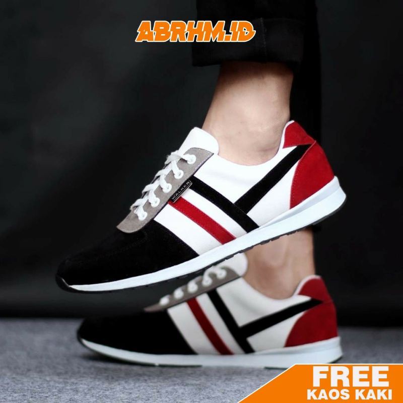 ABRHM X DROPID Sepatu Casual Sneakers Running Pria Fashion Sepatu Sport Lari Olahraga Sneaker Pria