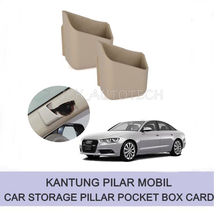 Kantung Pilar Mobil Car Storage Pillar Pocket Box Card Honda City