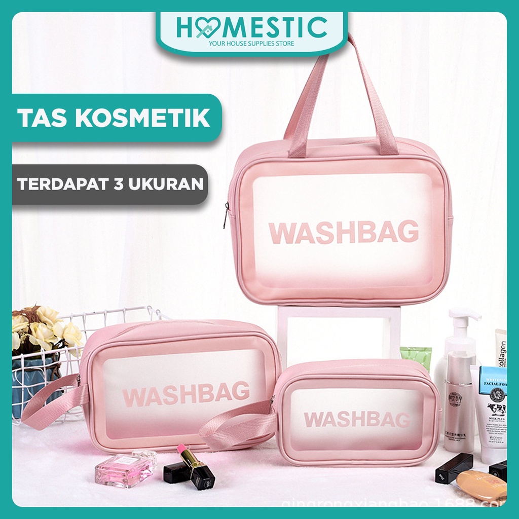 Tas Kosmetik Portable / Tas Peralatan Mandi Pouch Organizer Tas Travel