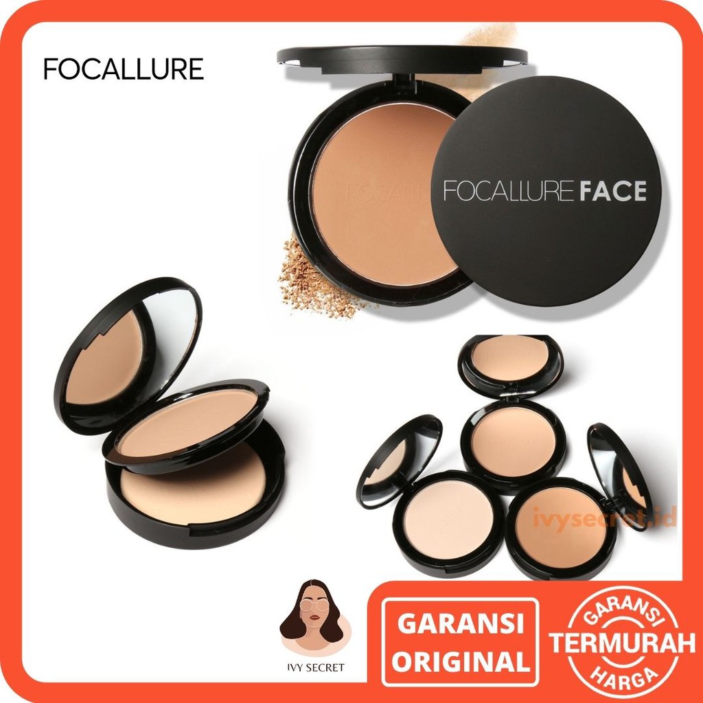 Focallure Pressed Powder Focallure Powder Focallure Compact Powder Bedak Focallure Bedak Padat Focallure