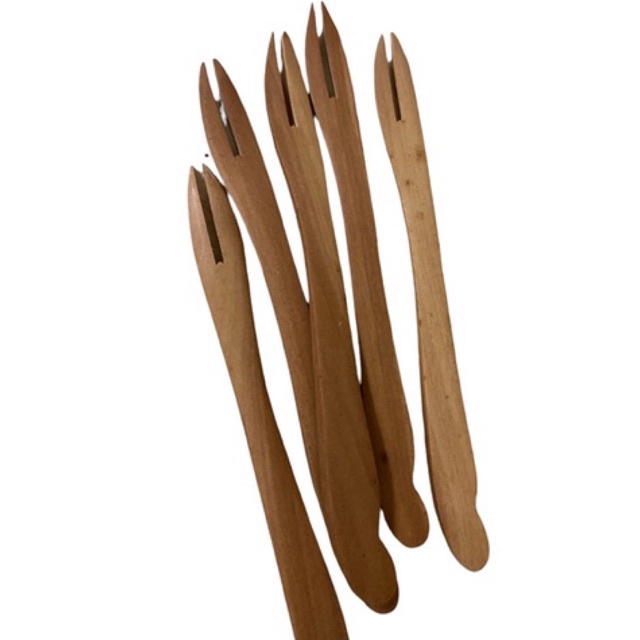 Wooden Small Fork / Garpu Rujak Kecil