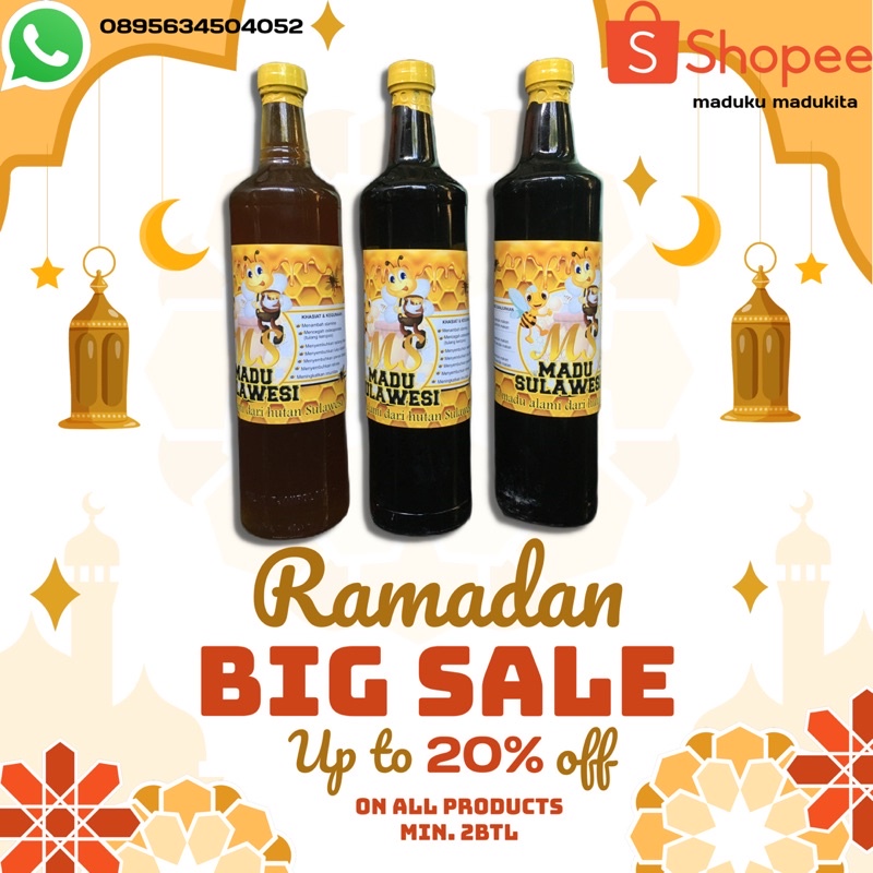 

Madu Asli 100% Hutan Sulawesi