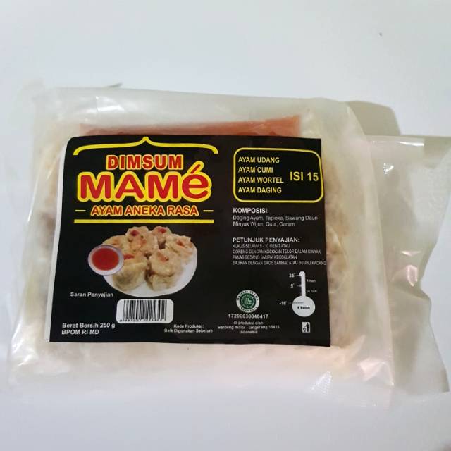 

Dimsum Mame Ayam Mix 250gr