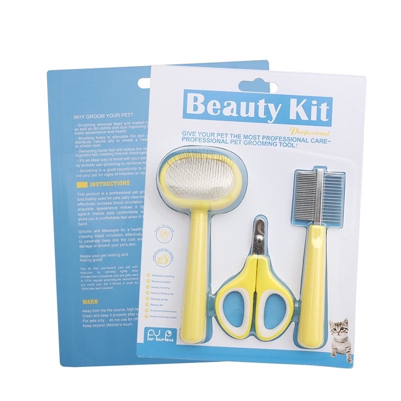 Pet grooming starter kit