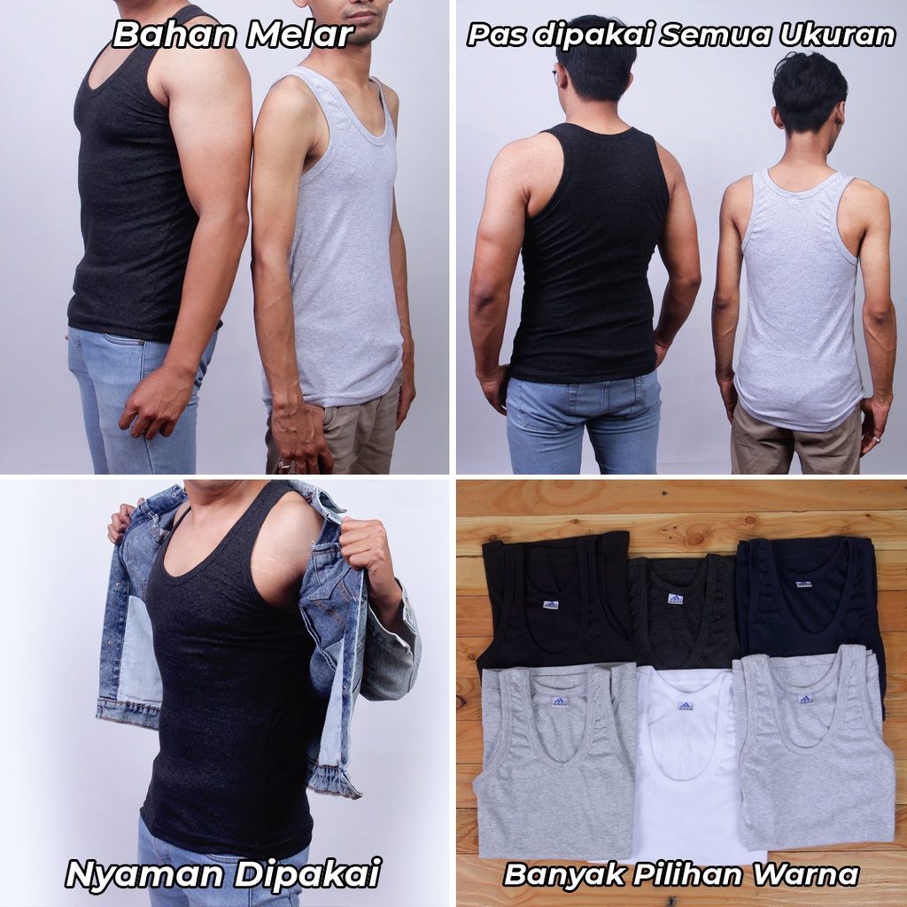 Singlet Pria Singlet Sporty Kaos Dalam Kaos Kutang Pria ZSP01