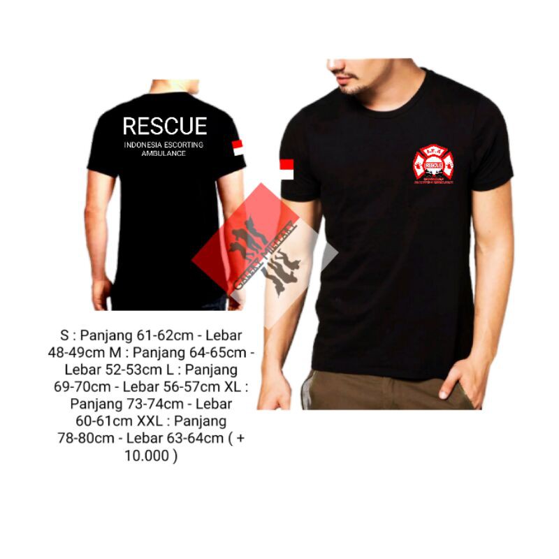 Kaos/tshirt-RESCUE-