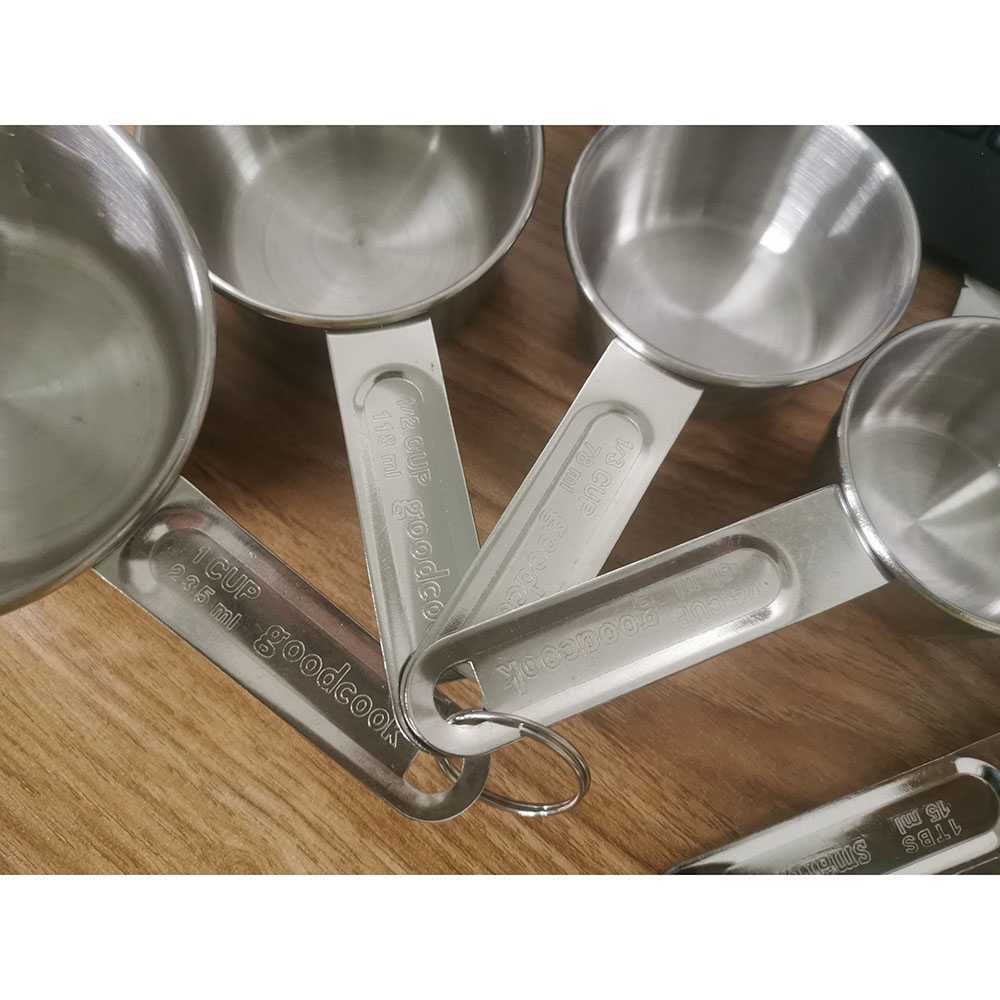 Sendok Takar Ukur Stainless Steel Measuring Spoon 8 Ukuran Kopi Bumbu