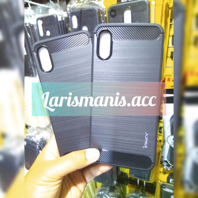 SOFT CASE XIAOMI REDMI 9A IPAKY CARBON FIBER REDMI 9A CARBON REDMI 9A CASE REDMI 9A SOFT CASE R 9A