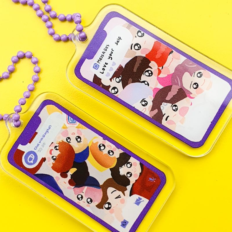 Bangtan phone keychain gantungan Kunci BTS