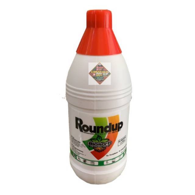 Pembasmi rumput &amp; alang2 ROUND UP 486 SL herbisida 1 liter - ROUND UP 1 LITER