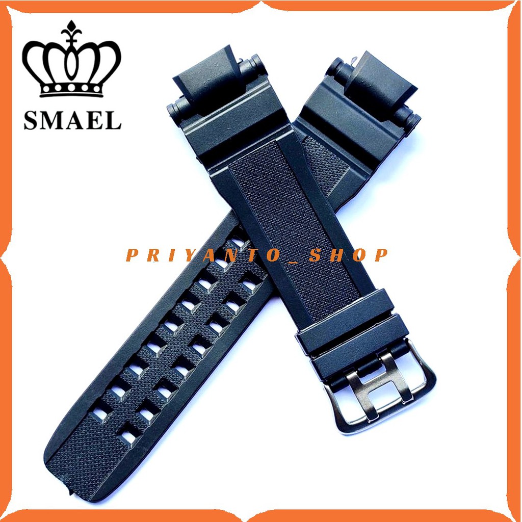 Tali Jam Tangan Smael 1376 SMAEL 1376 Original Oem Rubber Strap