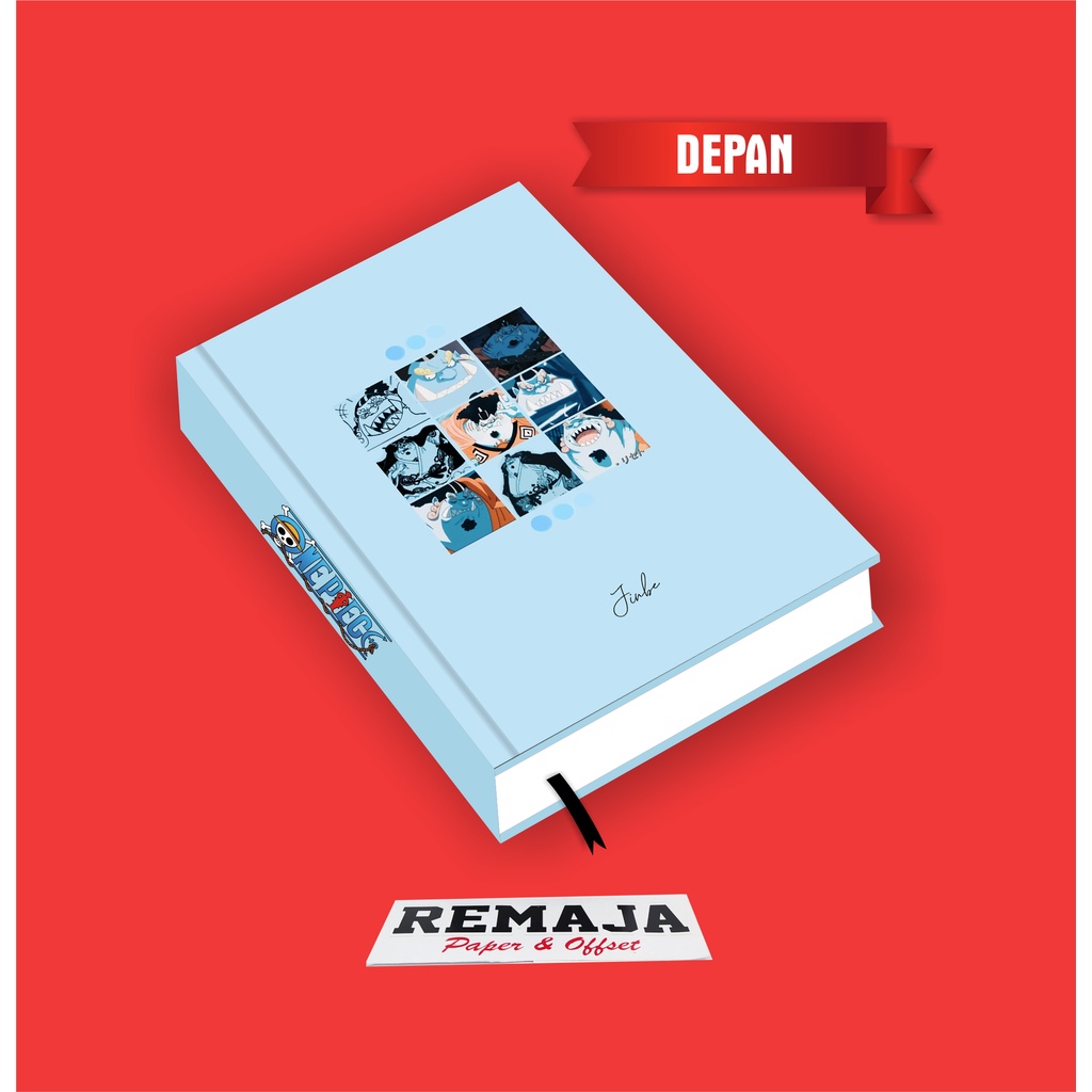 

Pocket Book/Notebook Hardcover One Piece JINBEI A6&A5 / Buku Tulis Catatan Notes
