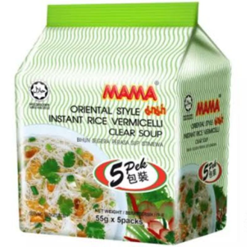Bihun mama oriental style instant rice vermicelli clear soup