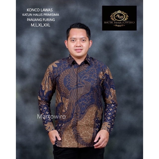 Kemeja Batik Pria KONCO LAWAS Full Furing Katun Halus High Quality