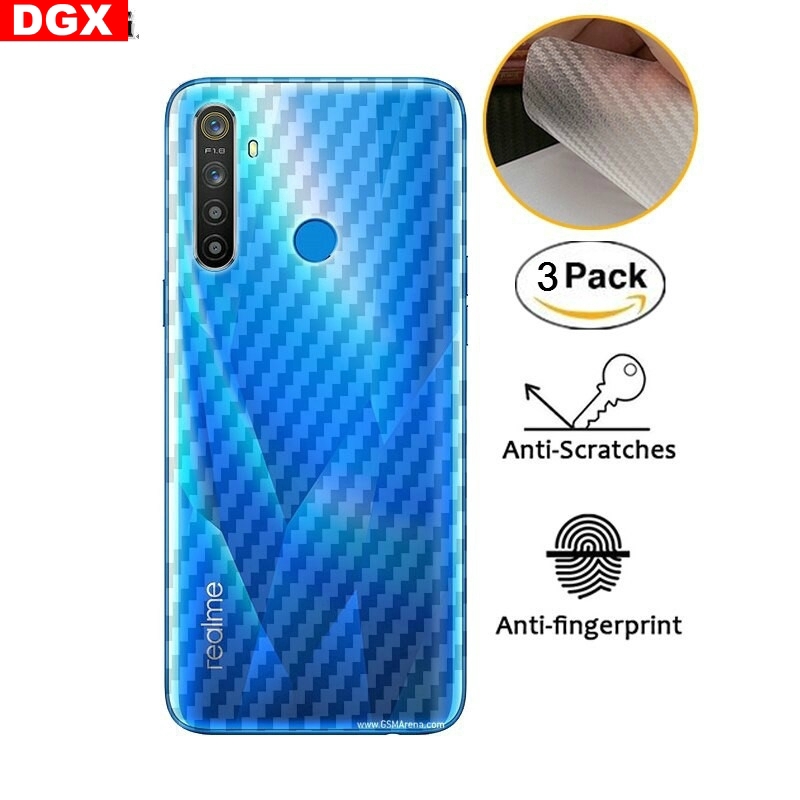 realme 5i realme 6 pro 5 pro reno 3 pro realme 3 c2 Carbon Fiber Soft Back Screen Protector Sticker Film