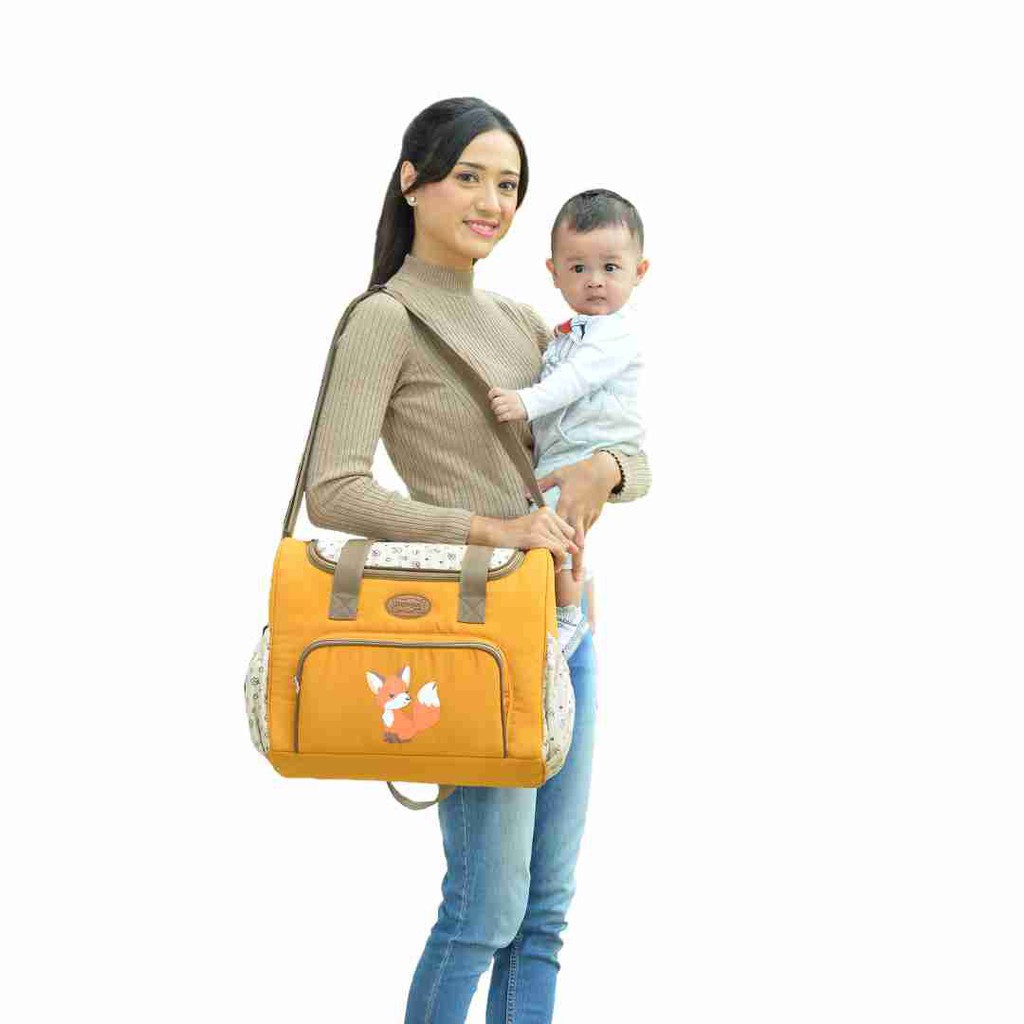 Dialogue Large Diaper Travel Bag Set Baby Foxie Serries DGT 7145