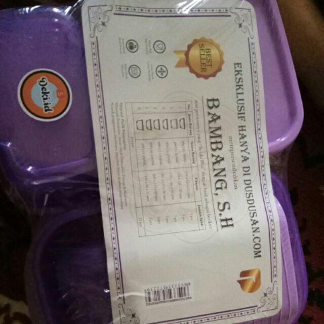 Toples Kulkas Tempat Penyimpan Makanan Food Container Seet Smart Mom Lockdown