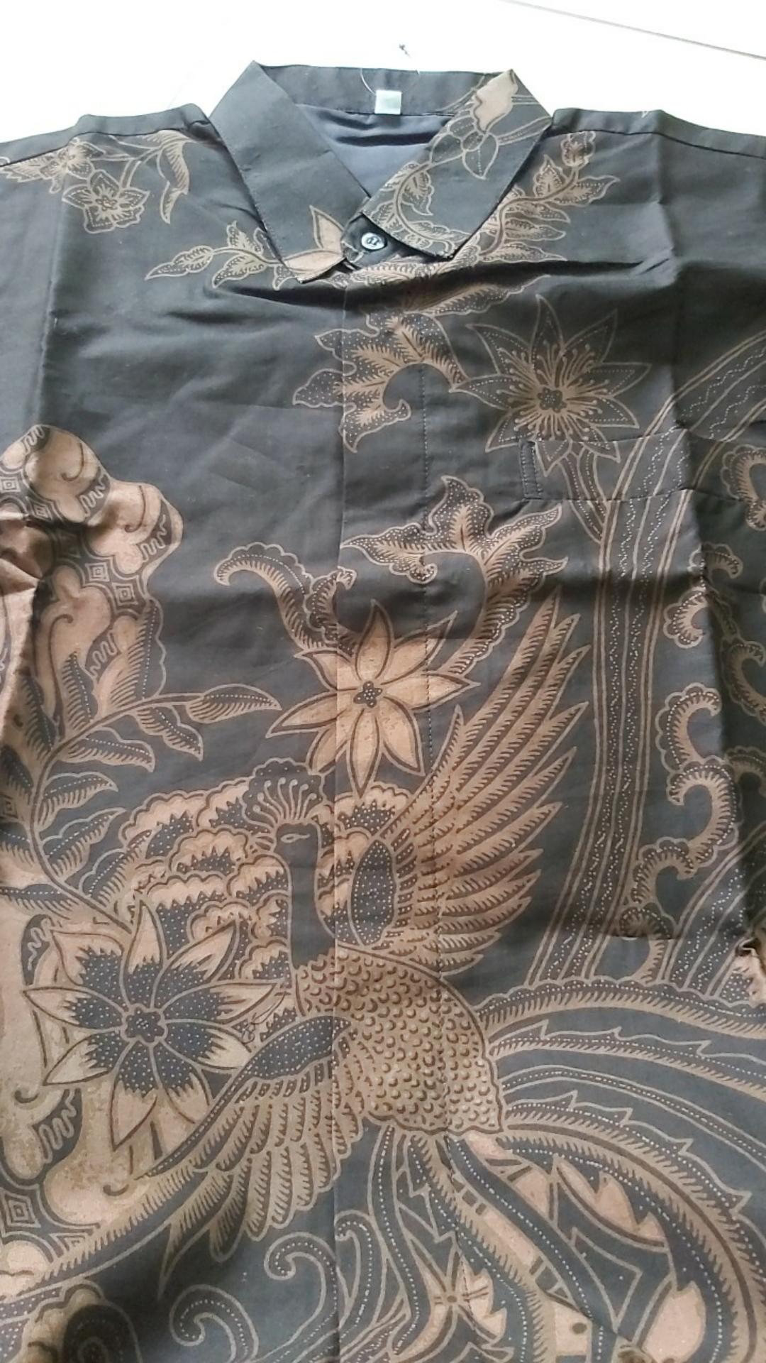 Gandabayu Kemeja Batik Pria Lapis Furing Katun Primisima Batik Solo Kemeja Pria Lengan Pendek