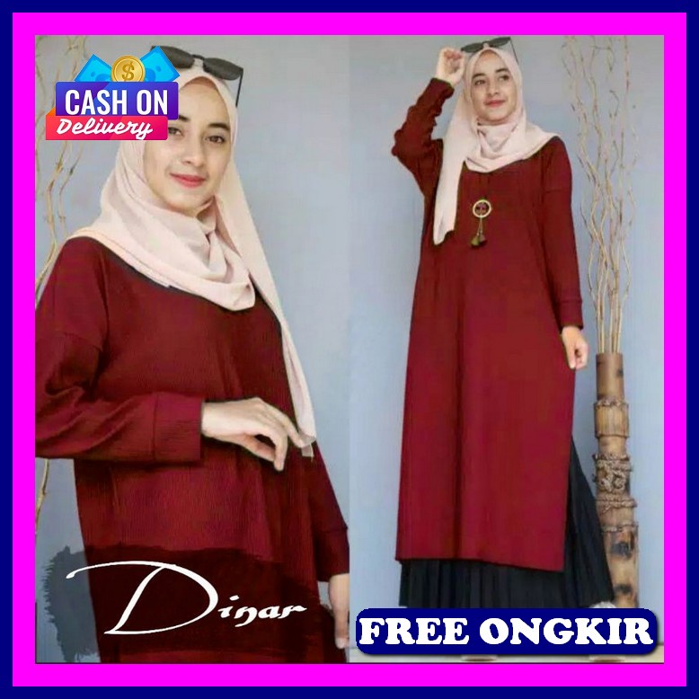 Tunik Wanita Kekinian Buju Cewe Lebaran 2023 Baju Bsju Perempuan Lebaran Remaja Muslim Baju Atasan C