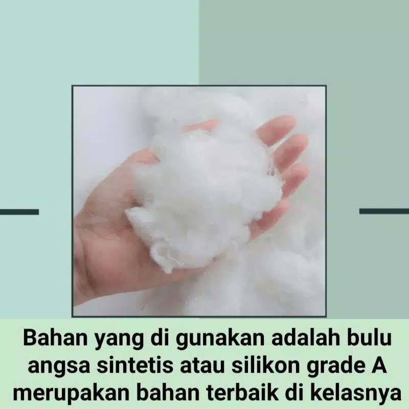 Bantal Hotel silikon Super Empuk isi 2 Bantal 1 Guling