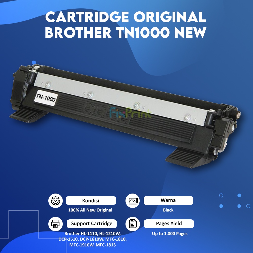 Toner Cartridge Original New Xerox P115w M115FW Brother TN1000 TN-1000