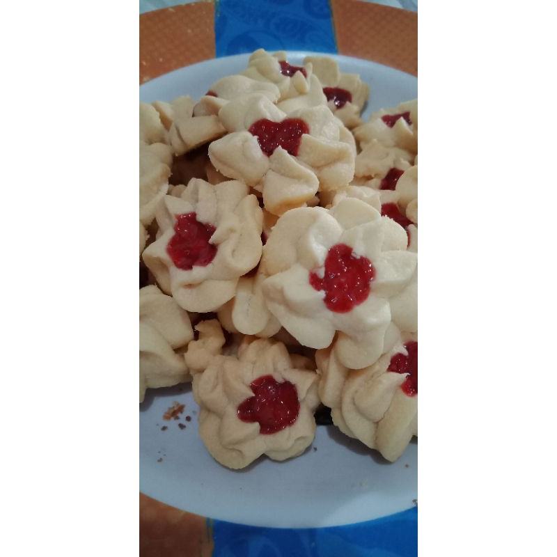 

cookies bunga selai500gr