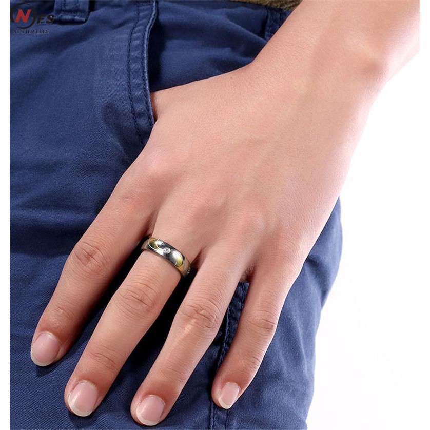 Cincin Couple / Tunangan / Nikah / Pasangan / Titanium C041