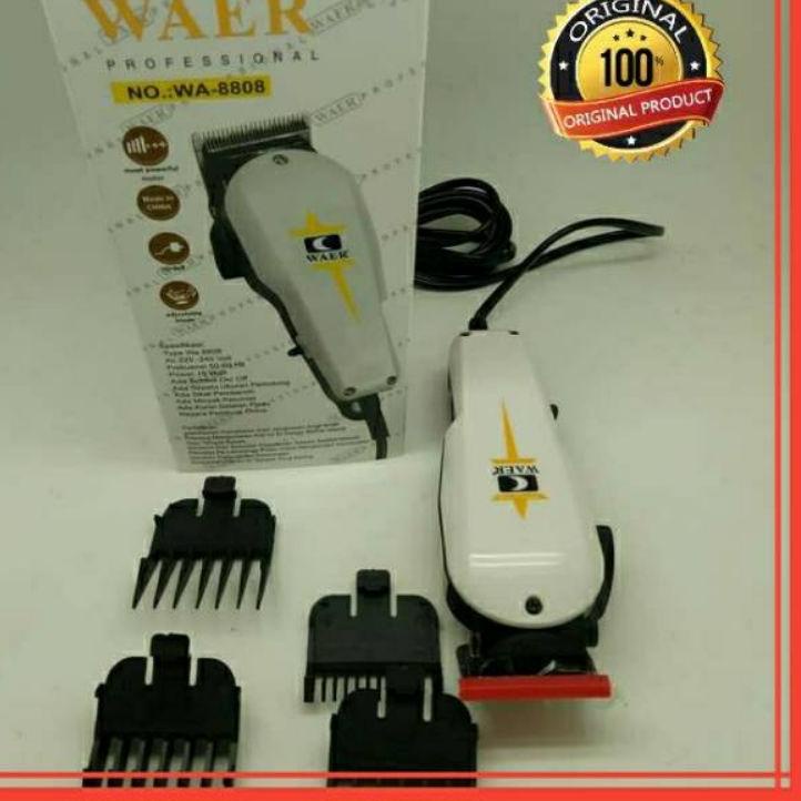 Promo - Original Waer WA-8808 // ALAT CUKUR RAMBUT // Cukuran Rambut Listrik ,,