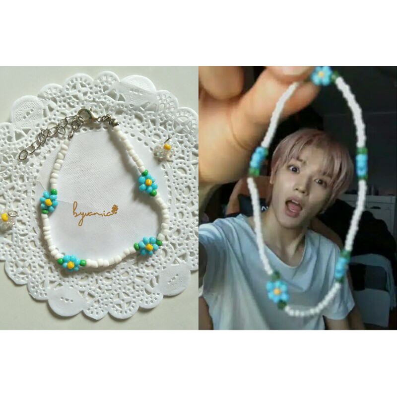 NCT Taeyong Bracelet / Taeyong bracelet / Gelang Taeyong NCT / Gelang Manik / Gelang Korea