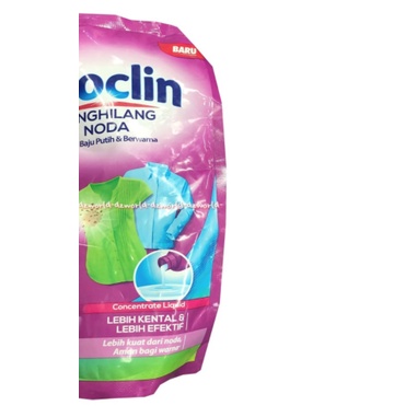 Proclin 400ml Penghilang Noda Untuk Baju Putih &amp; Bewarna Pro Clin Sabun Pemutih Untuk Baju Pakaian Kemasan Refill Pouch Pro Clean Proclean Pro Clear