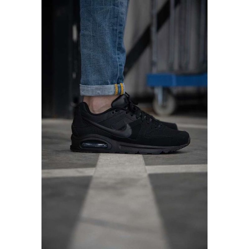 nike air max command black silver red