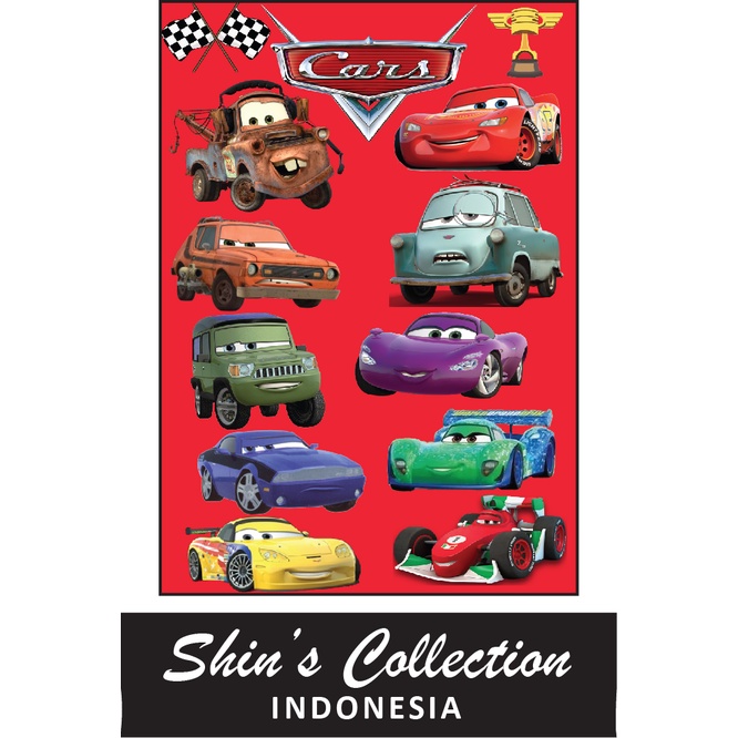 

Sticker stiker Murah anti air Cars Mcqueens Walt disney 1 pc