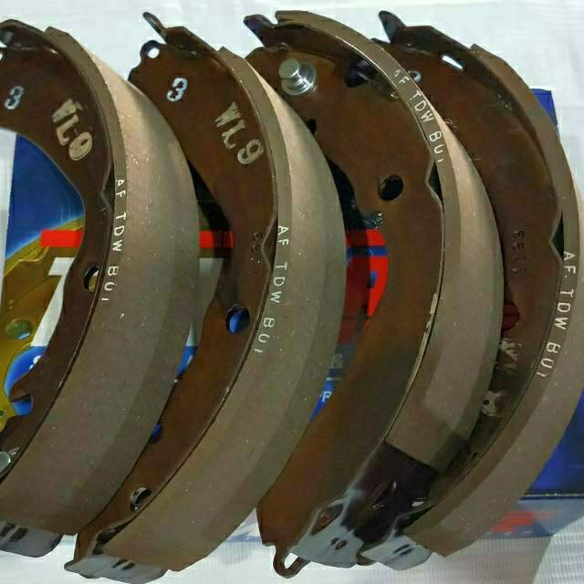 brakeshoe kampas rem belakang rush terios taft gt/feroza TDW Ori 100%