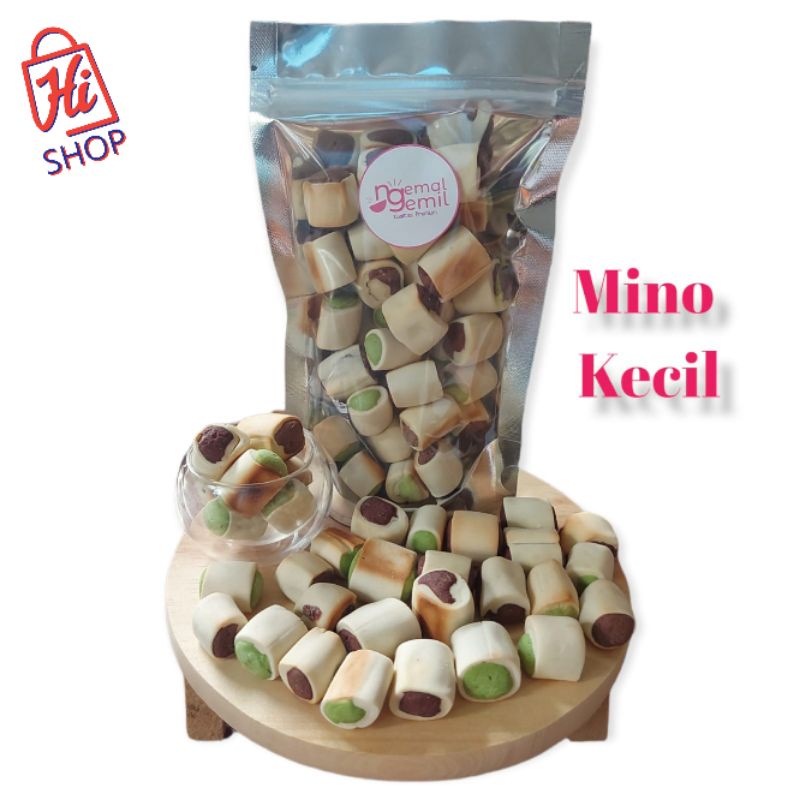 

Snack Jadul -Kue tradisional Mino Kecil Mix Rasa Homemade Kualitas Premium