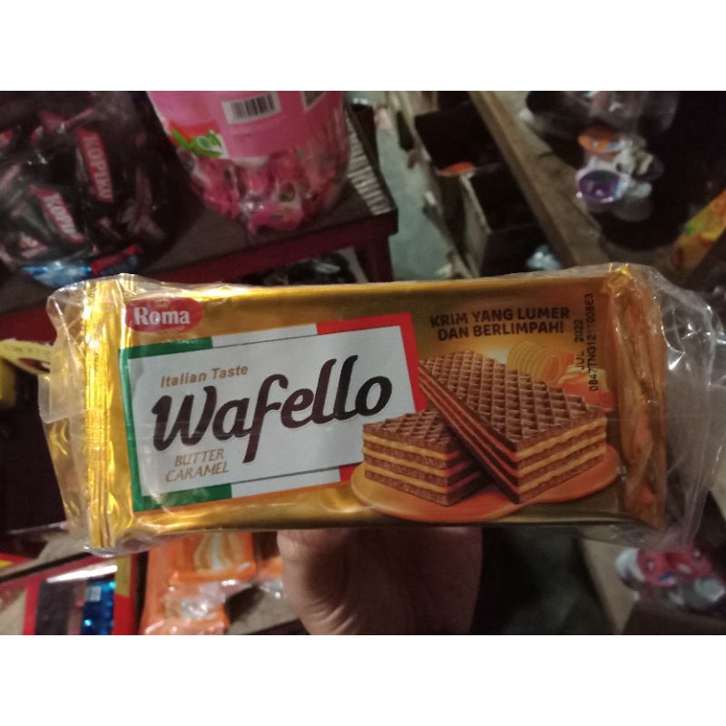 

Wafer Wafello Rasa Butter Caramel 10 Pcs x @21gr